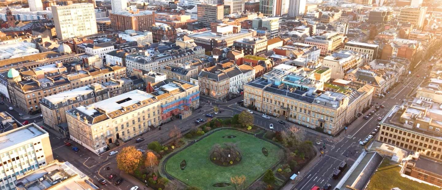 Mckeown Glasgow ariel view